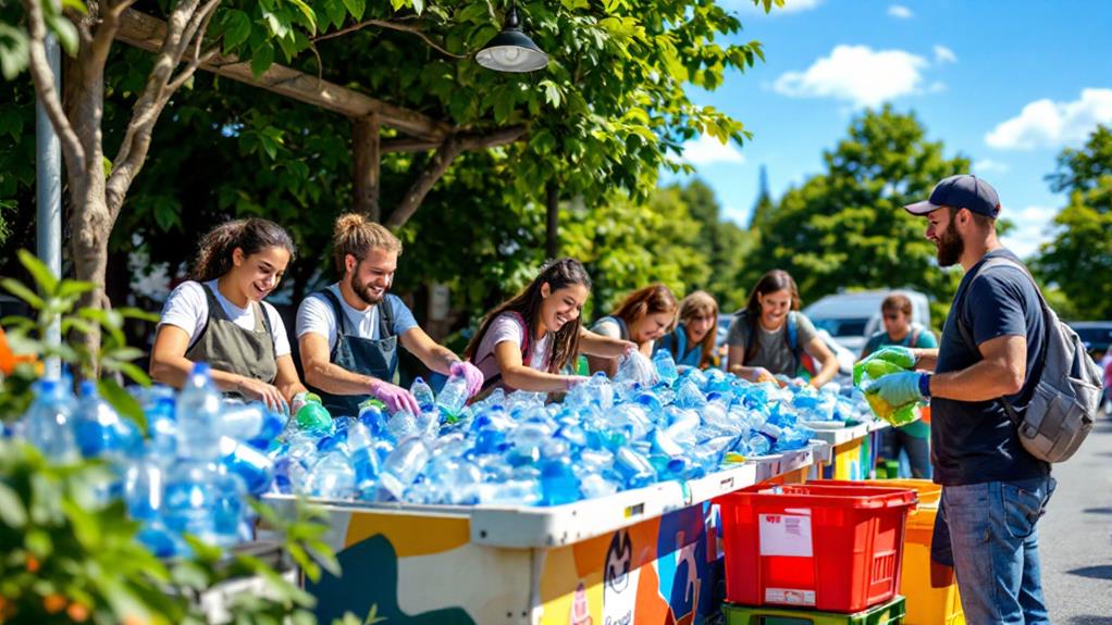 recyclage des bouteilles d eau